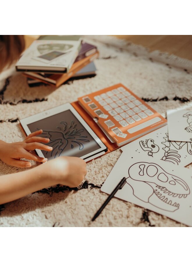 Kidywolf | kidydraw | mini tekenblok | dinosaurussen