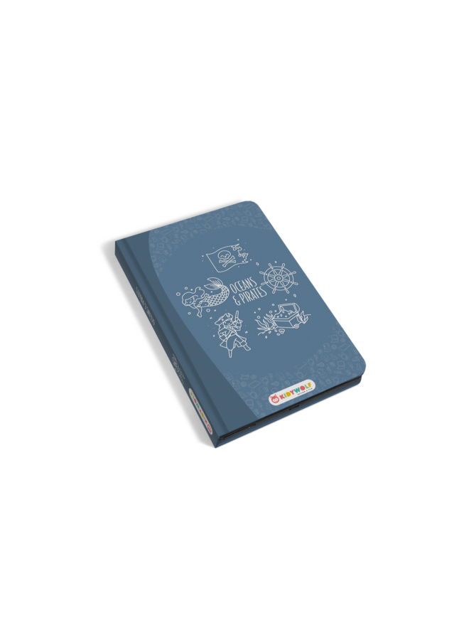 Kidywolf | kidydraw | mini tekenblok | oceanen & piraten