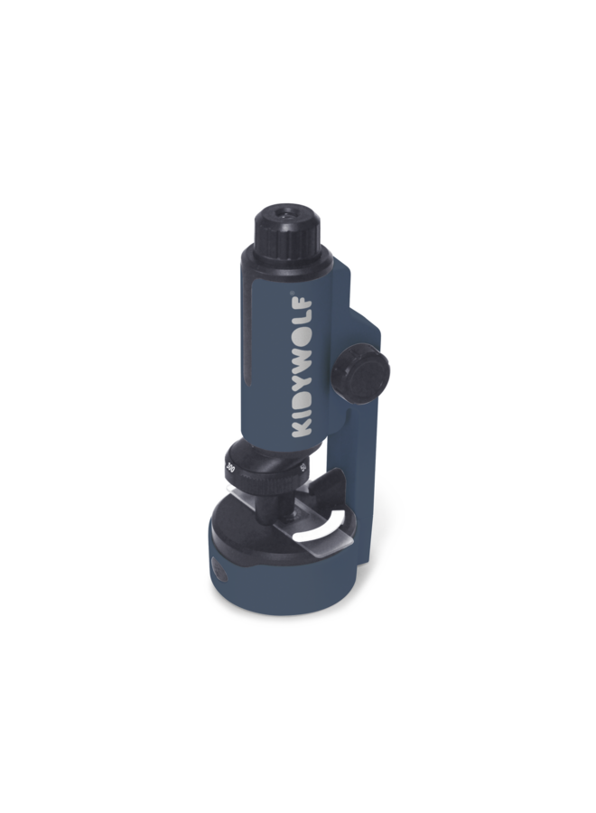 Kidywolf | kidymicroscope | draagbare microscoop | blauw
