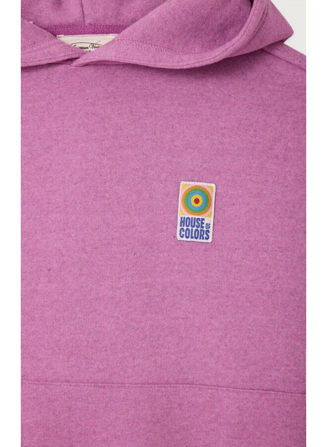 American Vintage | baptown hoodie | rose indien surteint