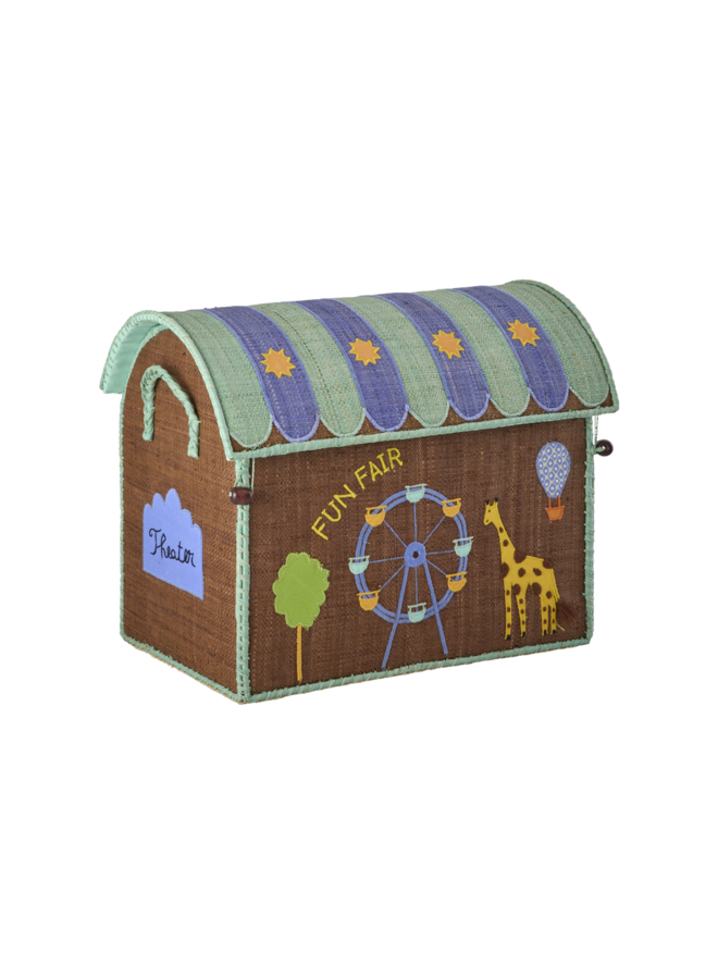 Rice | raffia basket | mint fun fair theme | small