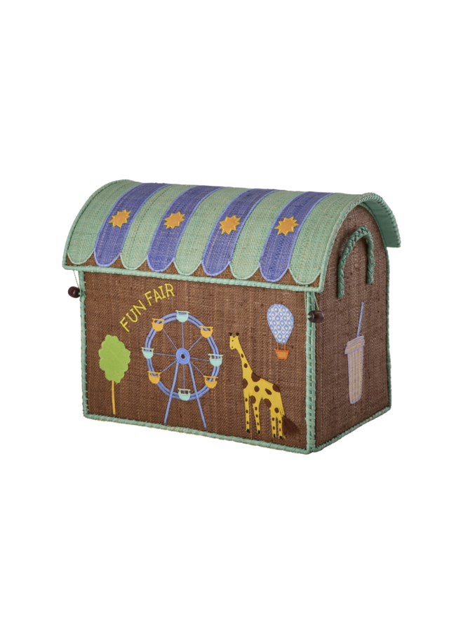 Rice | raffia basket | mint fun fair theme | small