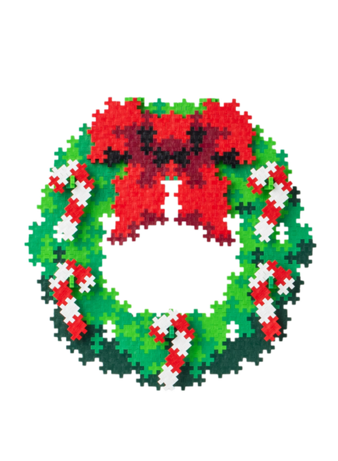 Plus-Plus | puzzle by number | christmas wreath 500 stuks