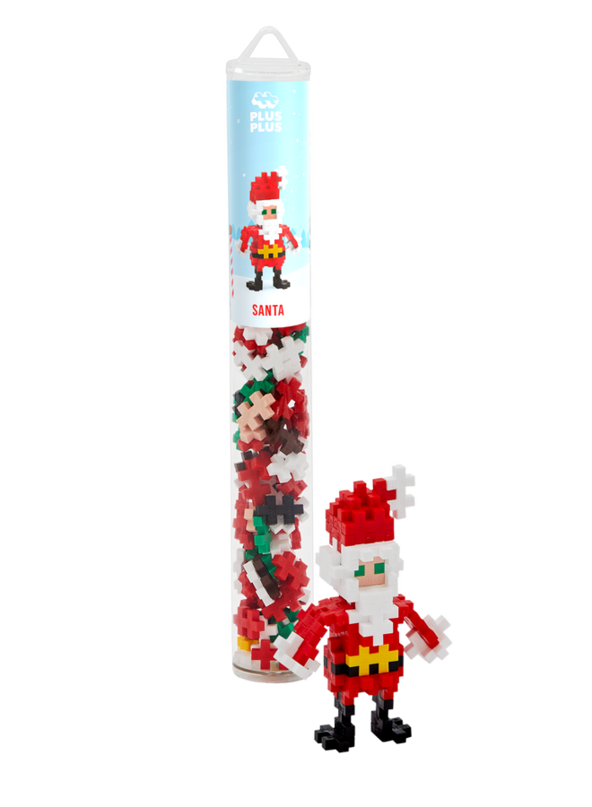 Plus-Plus | tube 100 stuks | kerstman