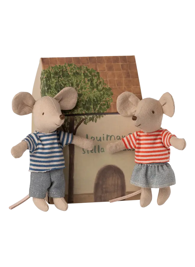Maileg | louimax and stella | little brother and sister mice