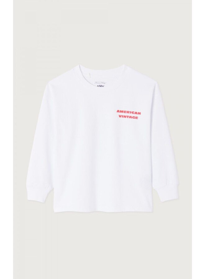 American Vintage | fizvalley longsleeve | blanc