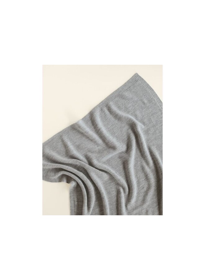Hvid | blanket felix | grey melange