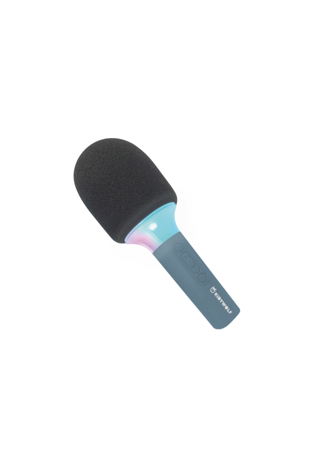 Kidywolf | kidymic | karaoke microfoon | blauw