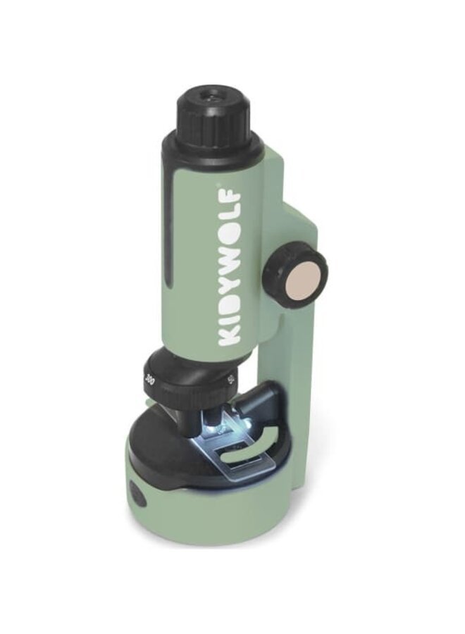 Kidywolf | kidymicroscope | draagbare microscoop | groen