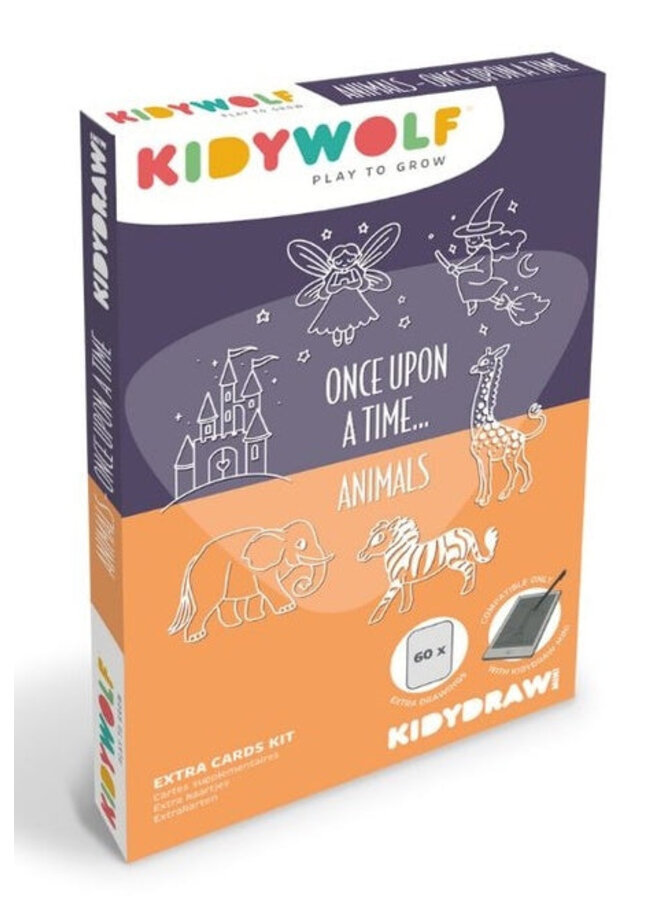 Kidywolf | refill kidydraw | er was eens & dieren