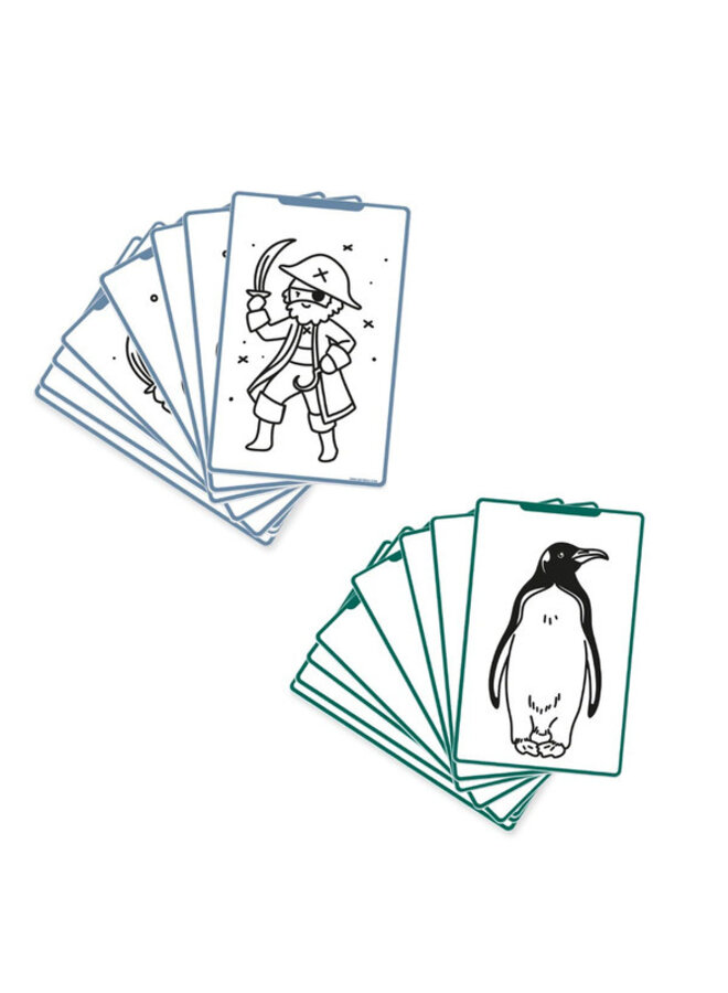 Kidywolf | refill kidydraw | dieren over de hele wereld & oceanen en piraten