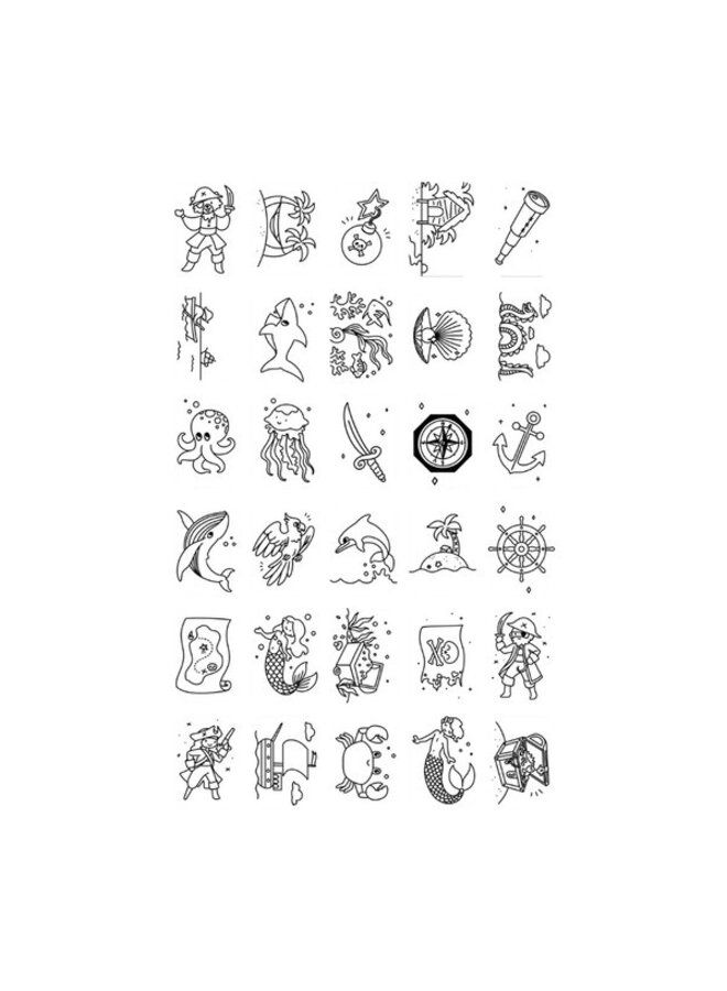 Kidywolf | refill kidydraw | dieren over de hele wereld & oceanen en piraten