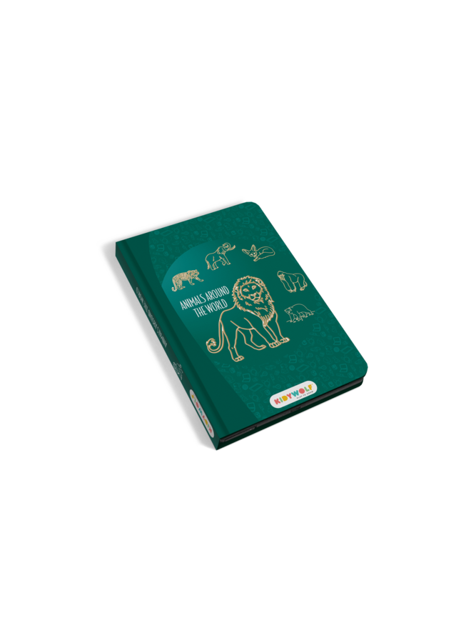 Kidywolf | kidydraw | mini tekenblok | dieren van over de hele wereld