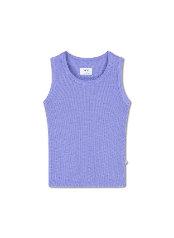 Repose | slim singlet | glacier bloom