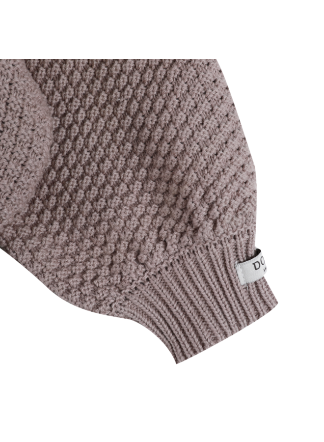 Donsje | veertje cardigan | plum