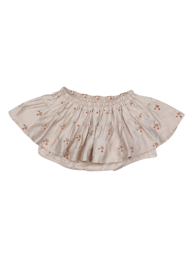 Donsje | ysa skirt | hummingbirds | soft taupe