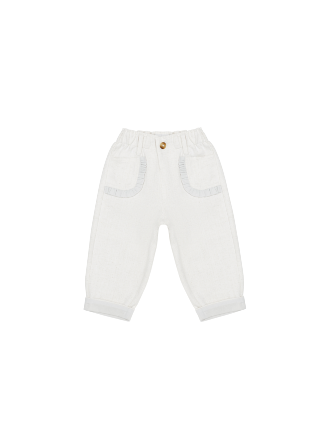 Donsje | josefine trousers | white sand melange