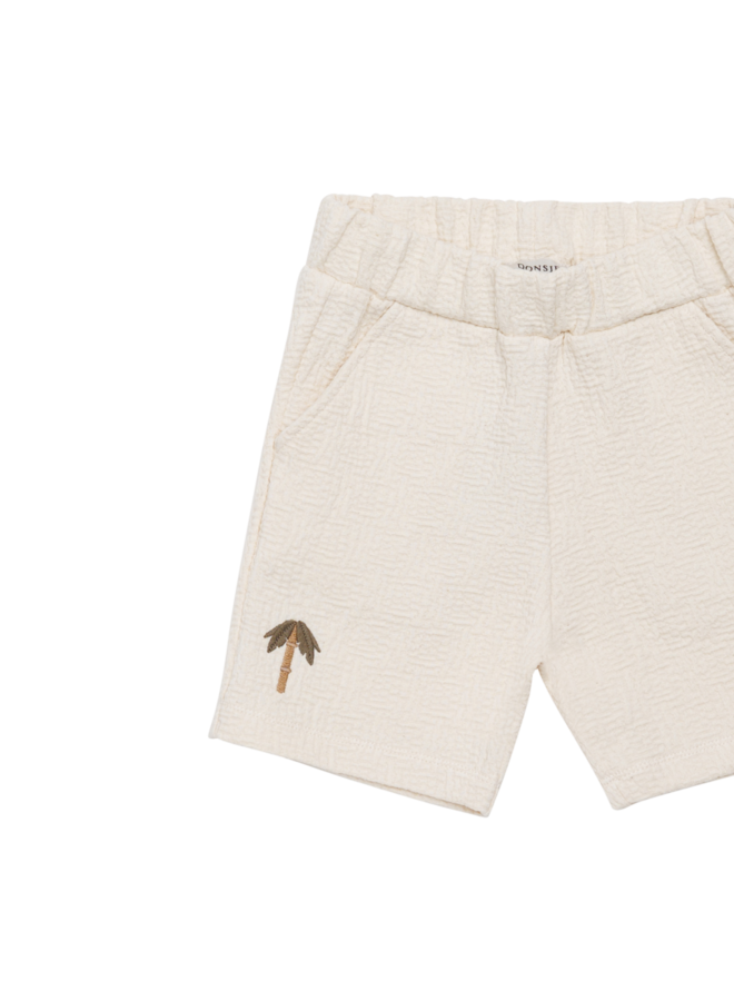 Donsje | ithri shorts | palm tree | warm white