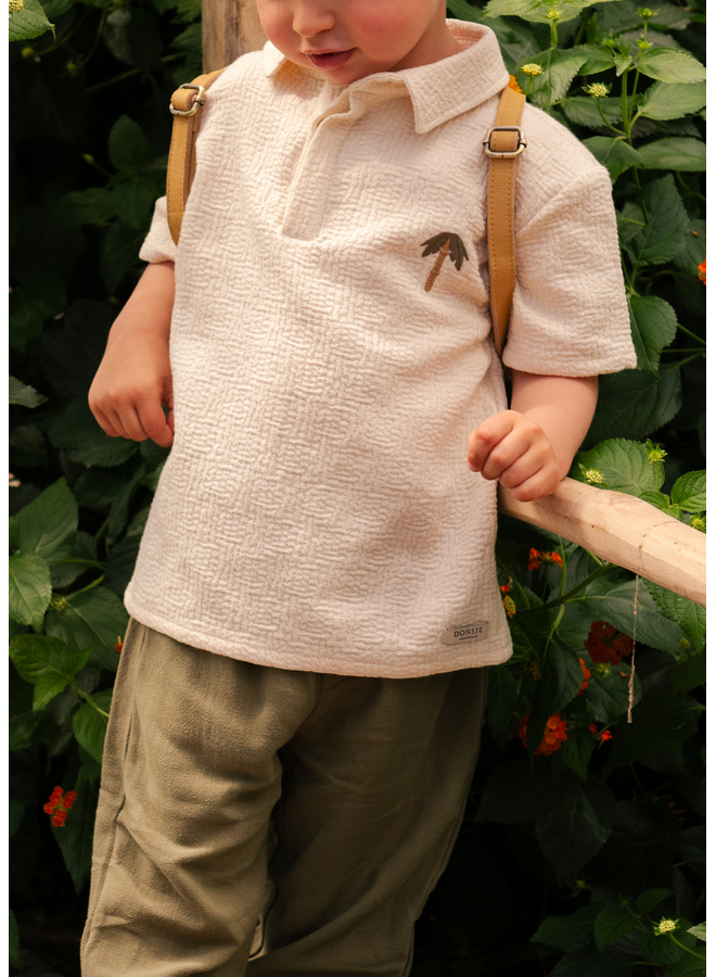 Donsje | wouti shirt | palm tree | warm white