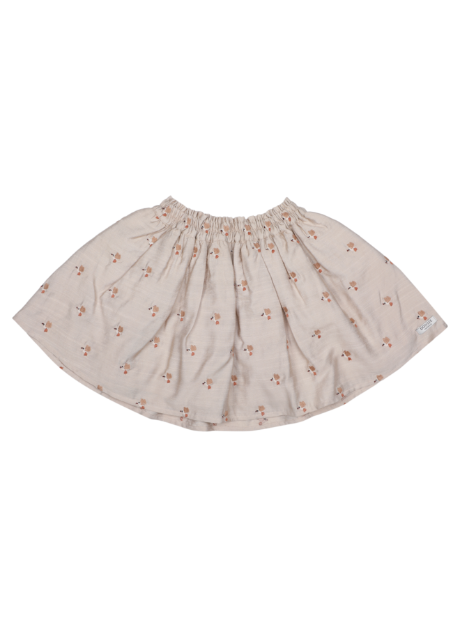 Donsje | cayley skirt | hummingbirds | soft taupe