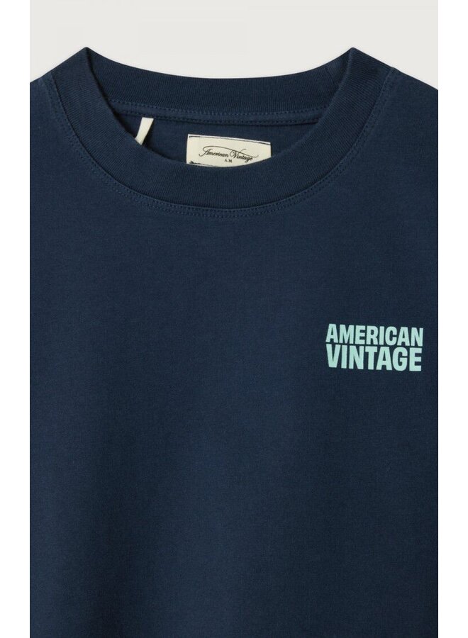 American Vintage | gixy t-shirt | navy