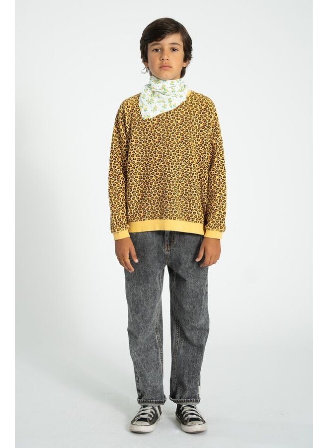 Piupiuchick | unisex trousers | washed black denim