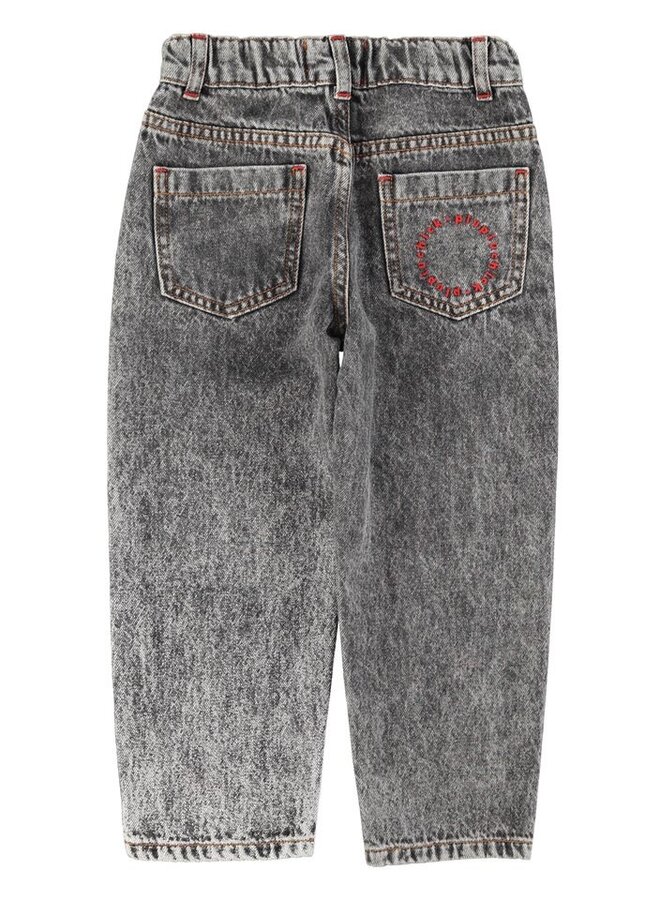 Piupiuchick | unisex trousers | washed black denim