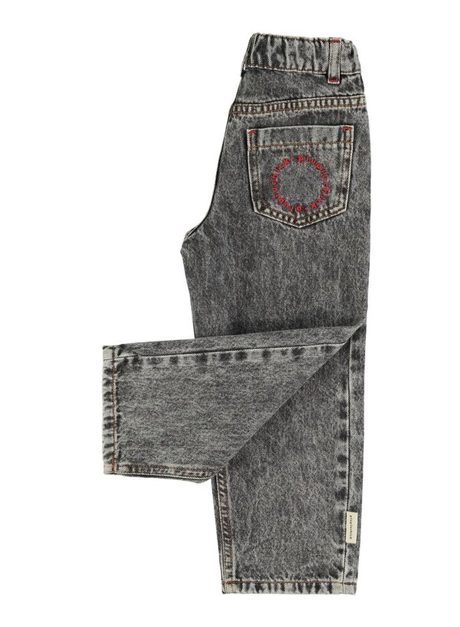 Piupiuchick | unisex trousers | washed black denim
