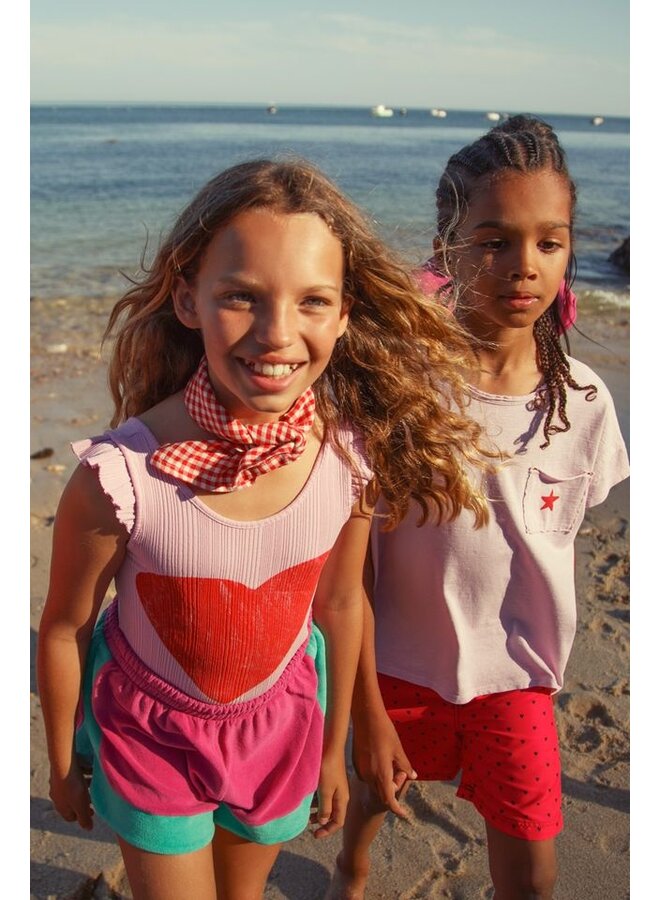 Piupiuchick | bandana | red & ecru checkered