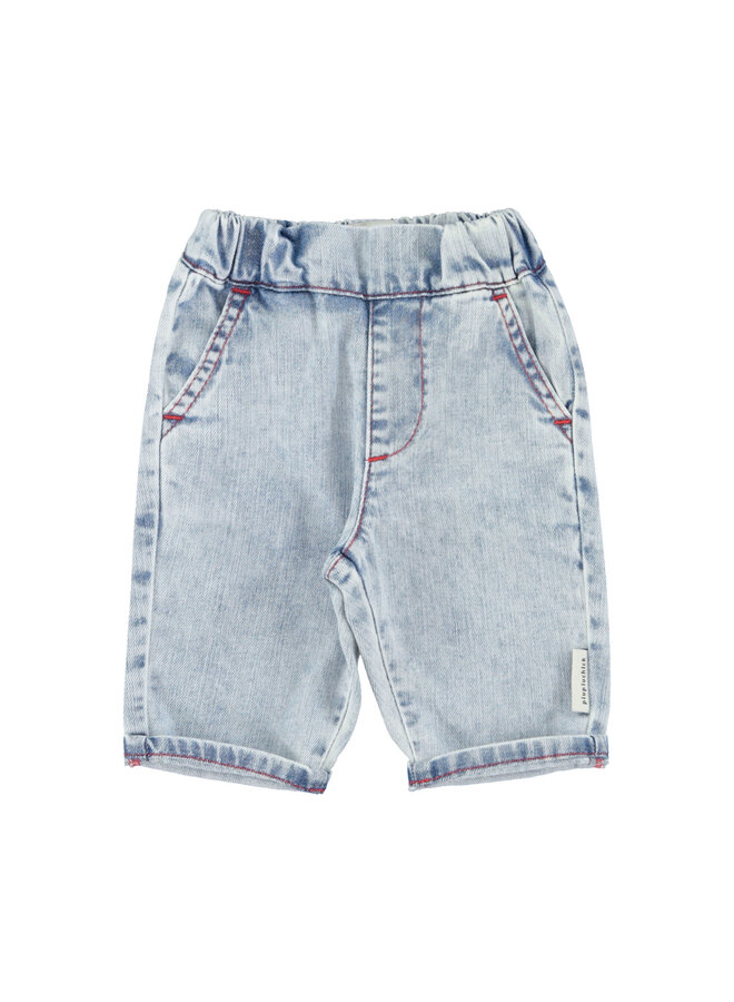 Piupiuchick | baby trousers | blue light denim