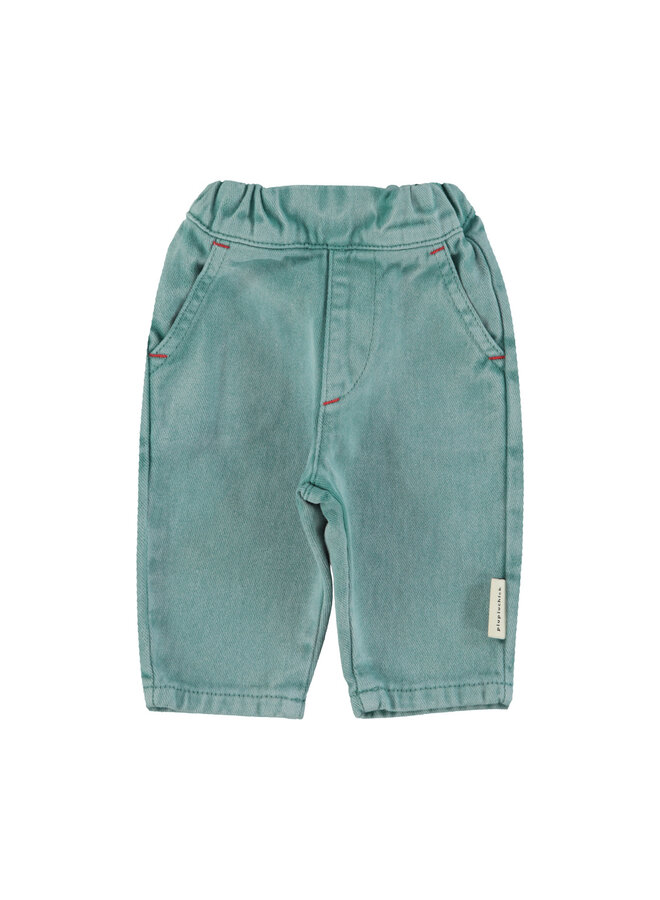 Piupiuchick | baby trousers | washed green