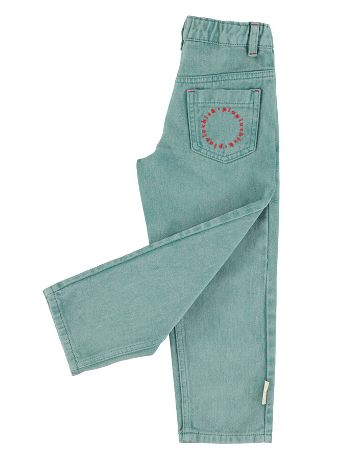 Piupiuchick | unisex trousers | washed green
