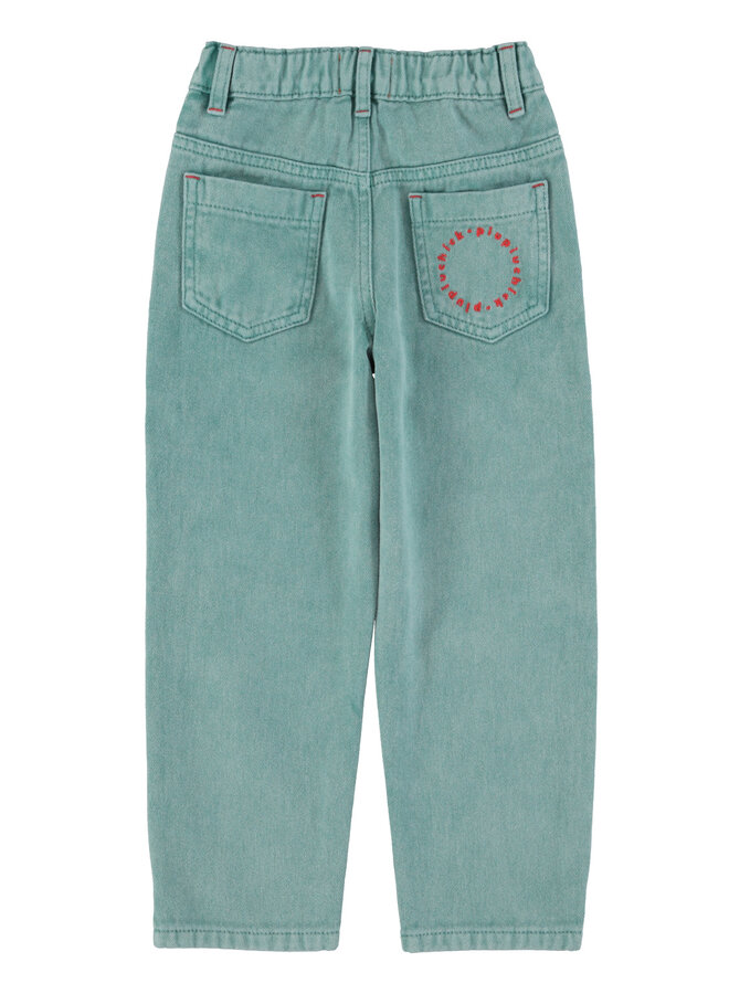 Piupiuchick | unisex trousers | washed green