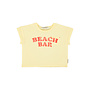 Piupiuchick | t'shirt | light yellow w/ "beach bar" print
