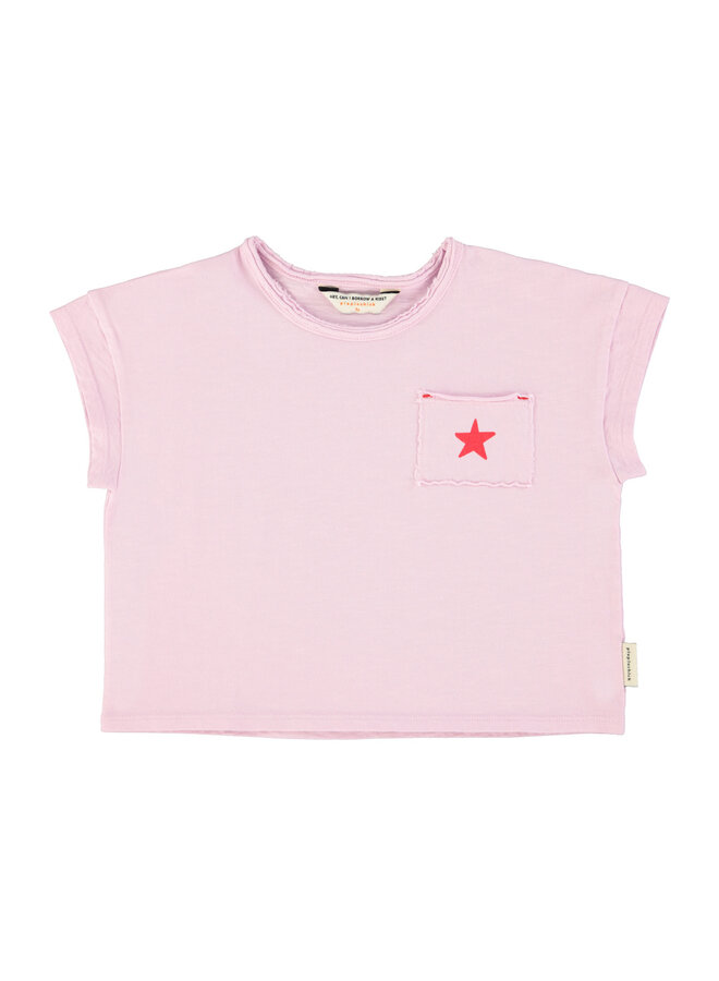 Piupiuchick | t'shirt | lilac w/ "A" print
