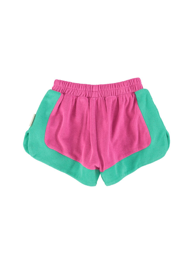 Piupiuchick | shorts | fuchsia & green