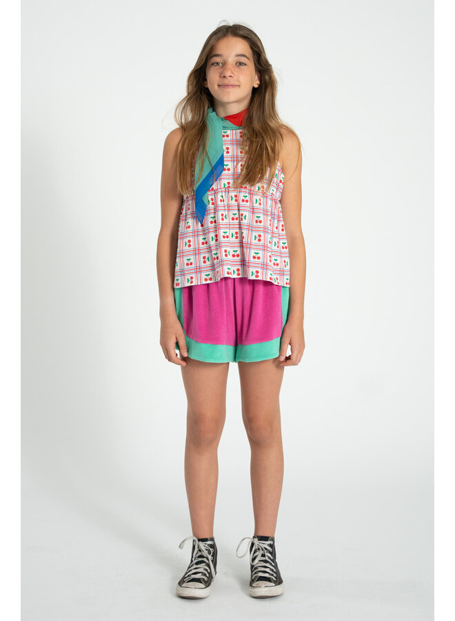 Piupiuchick | shorts | fuchsia & green