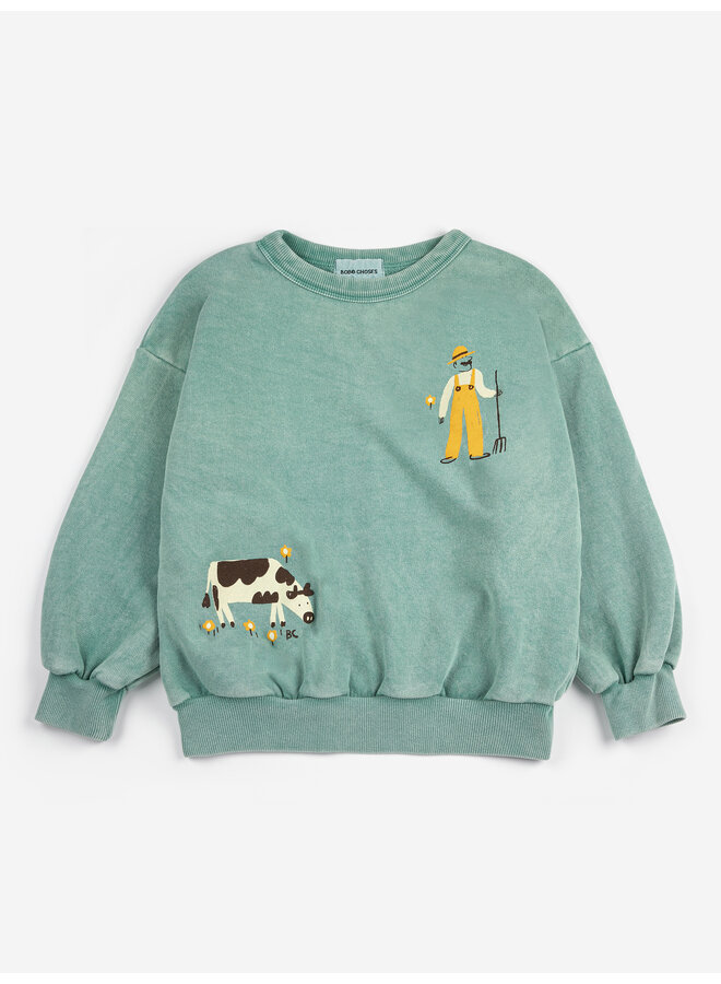 Bobo Choses | farm adventure sweatshirt | green