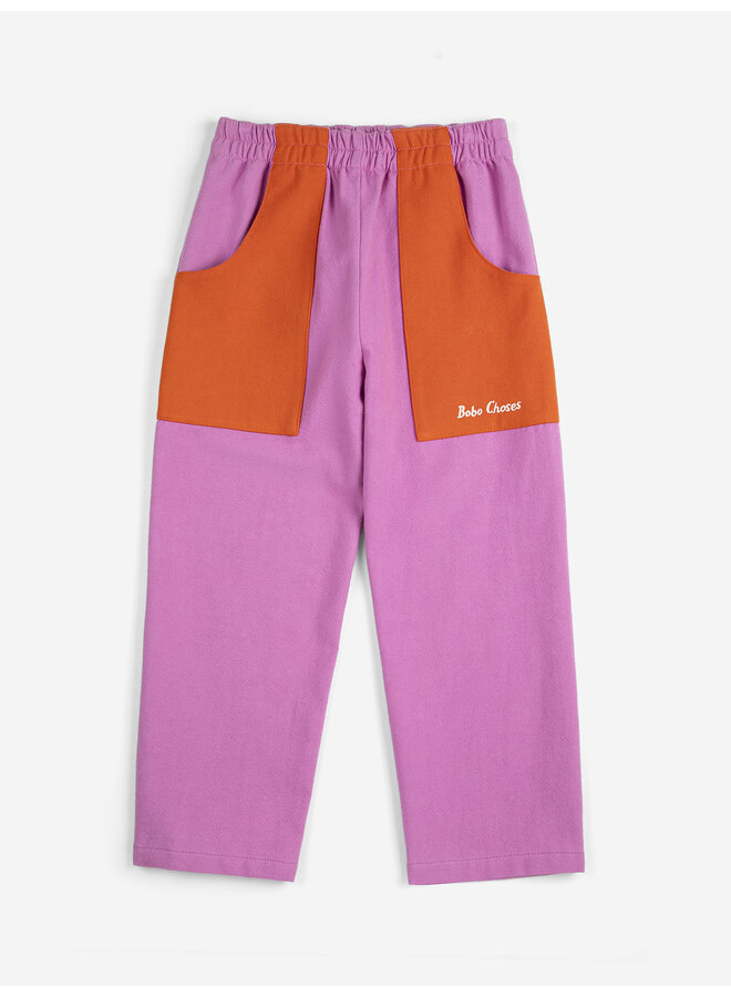 Bobo Choses | bobo choses color block woven pants | purple