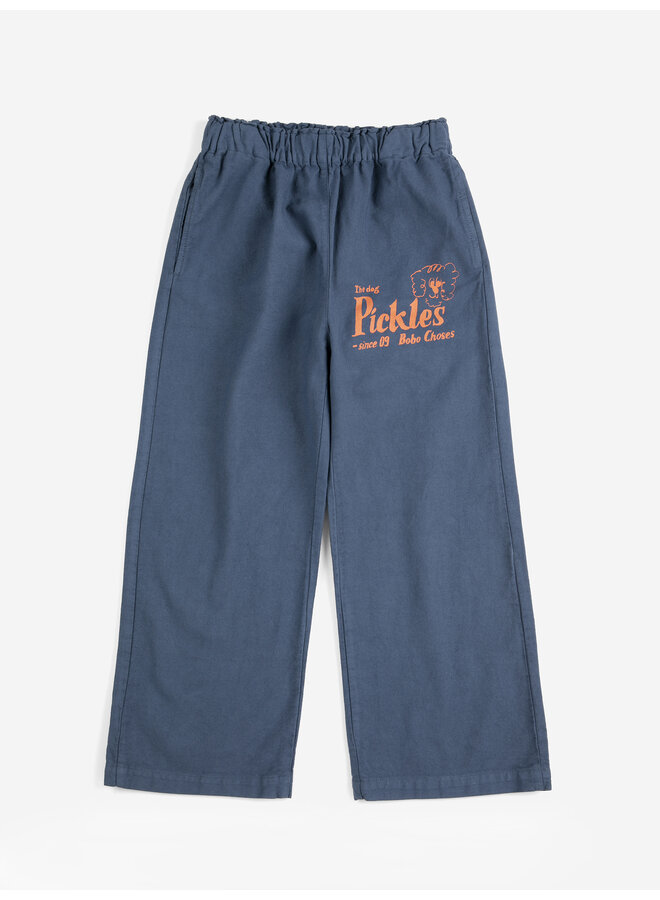 Bobo Choses | pickles the dog woven pants | navy blue