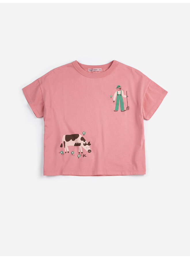Bobo Choses | farm adventure t-shirt | pink