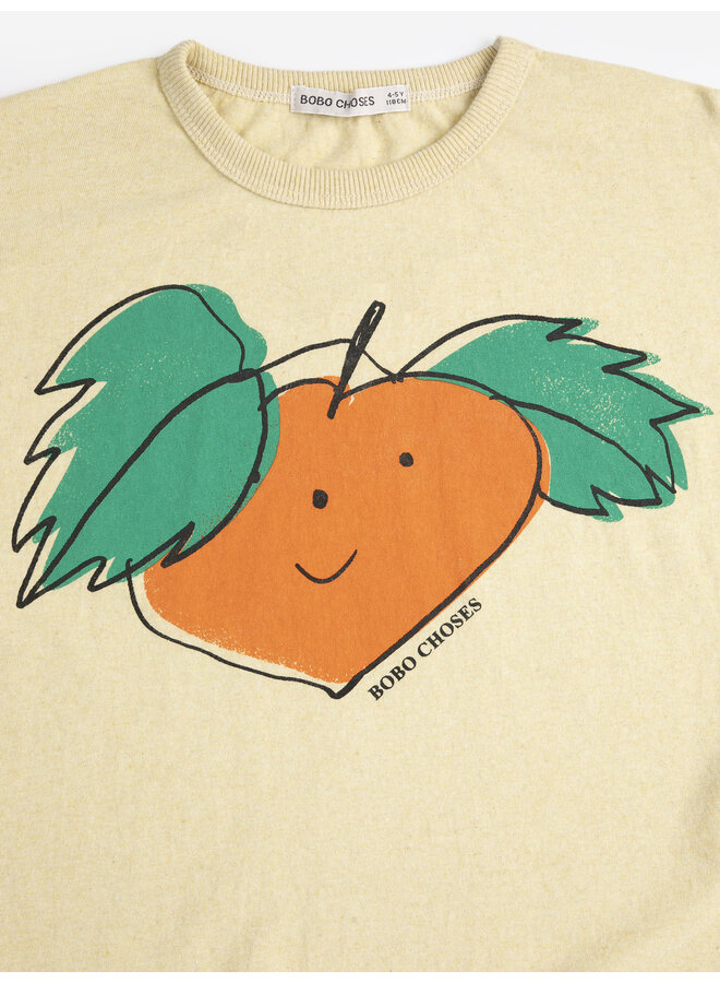 Bobo Choses | tangerine t-shirt | yellow