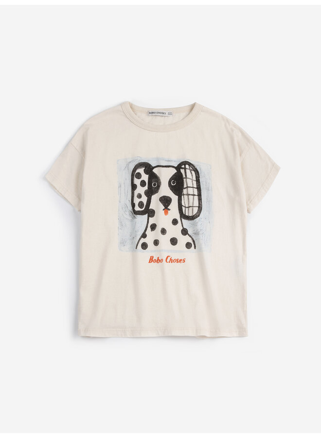 Bobo Choses | van dog t-shirt | white