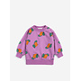 Bobo Choses | tangerine all over sweatshirt | fuchsia