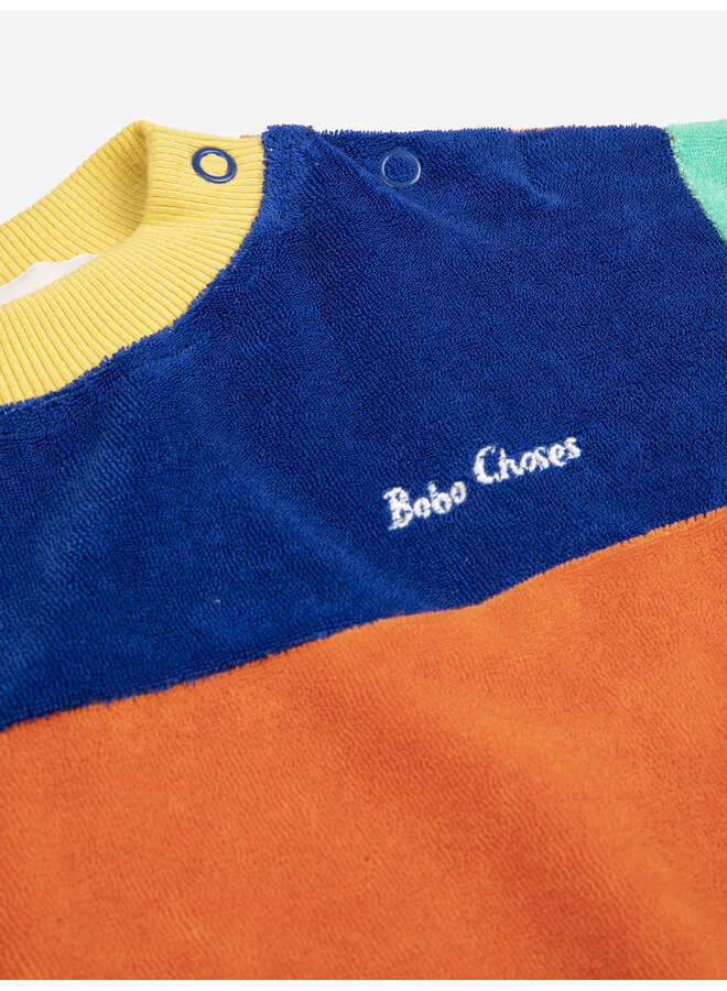 Bobo Choses |  bobo choses color block sweatshirt | multicolor
