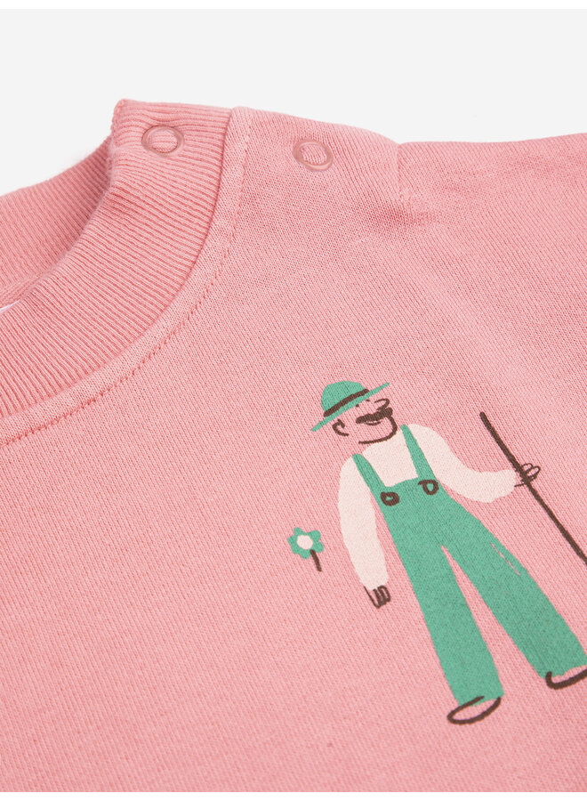 Bobo Choses | farm adventure sweatshirt | pink