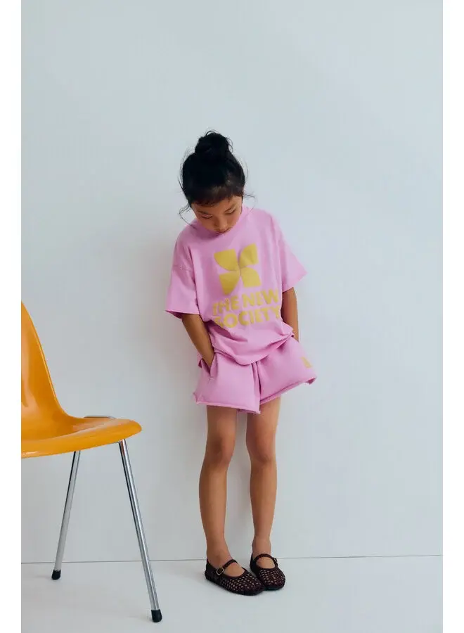 The New Society | tns logo t-shirt pink lavander