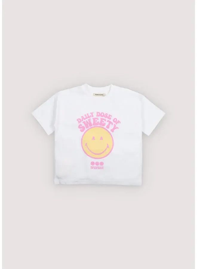 The New Society | smiley t-shirt smiley pure cloud
