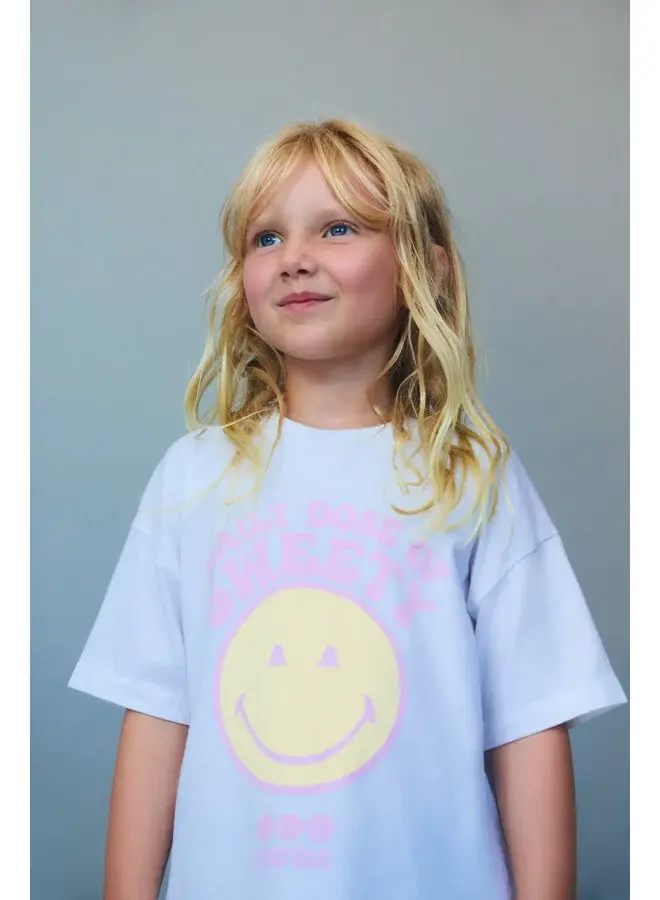 The New Society | smiley t-shirt smiley pure cloud