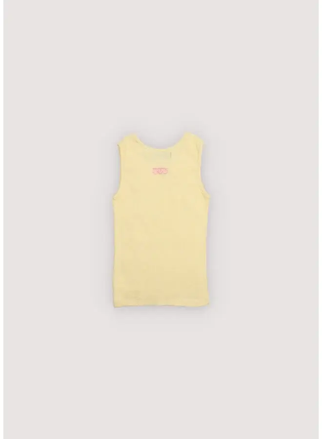 The New Society | smiley tee soft lemon